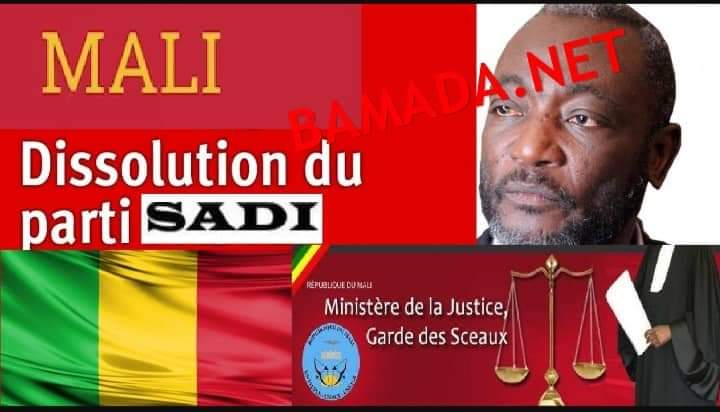 Mali : La justice a débouté la demande de dissolution du Parti SADI